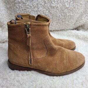 Sacchetto Construction J Shoes Navarra Short‎ Tan Suede Boots sz 7